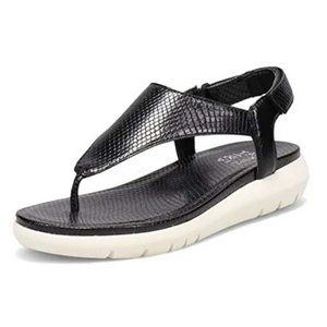 New Naturalizer 7.5 Black Thong Sandal Meghan